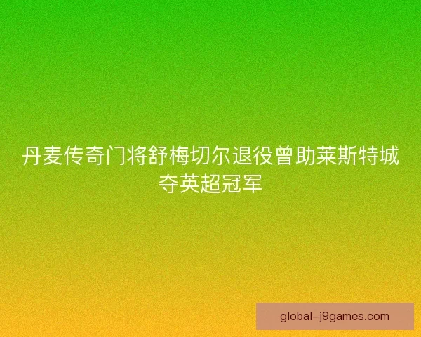 丹麦传奇门将舒梅切尔退役曾助莱斯特城夺英超冠军 丹麦传奇门将舒梅切尔退役曾助莱斯特城夺英超冠军
